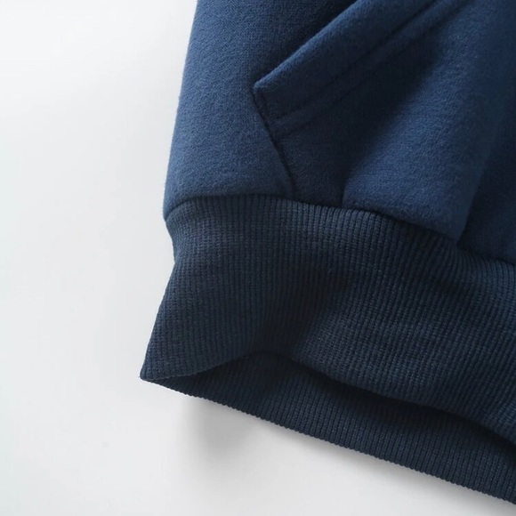 Pocket Drawstring Zip-up Hoodie - Picture 6 of 7